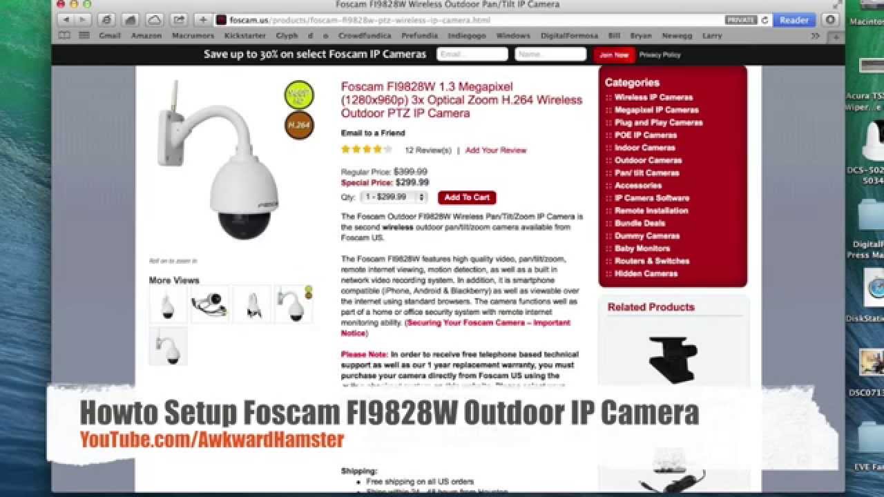 How to setup foscam on mac for video recording free